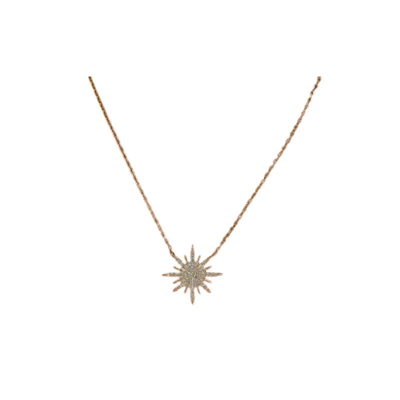 Starburst sparkle necklace, necklace