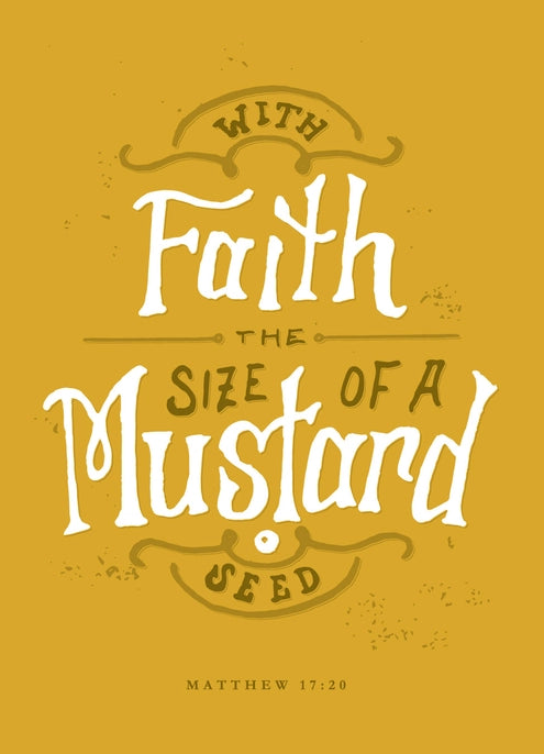 With Faith - Mustard Seed Packets, seed packet