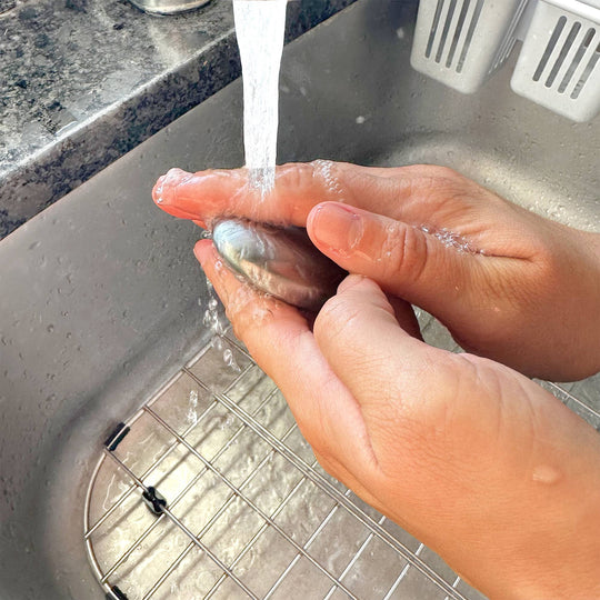 Stainless Steel Soap, care tag