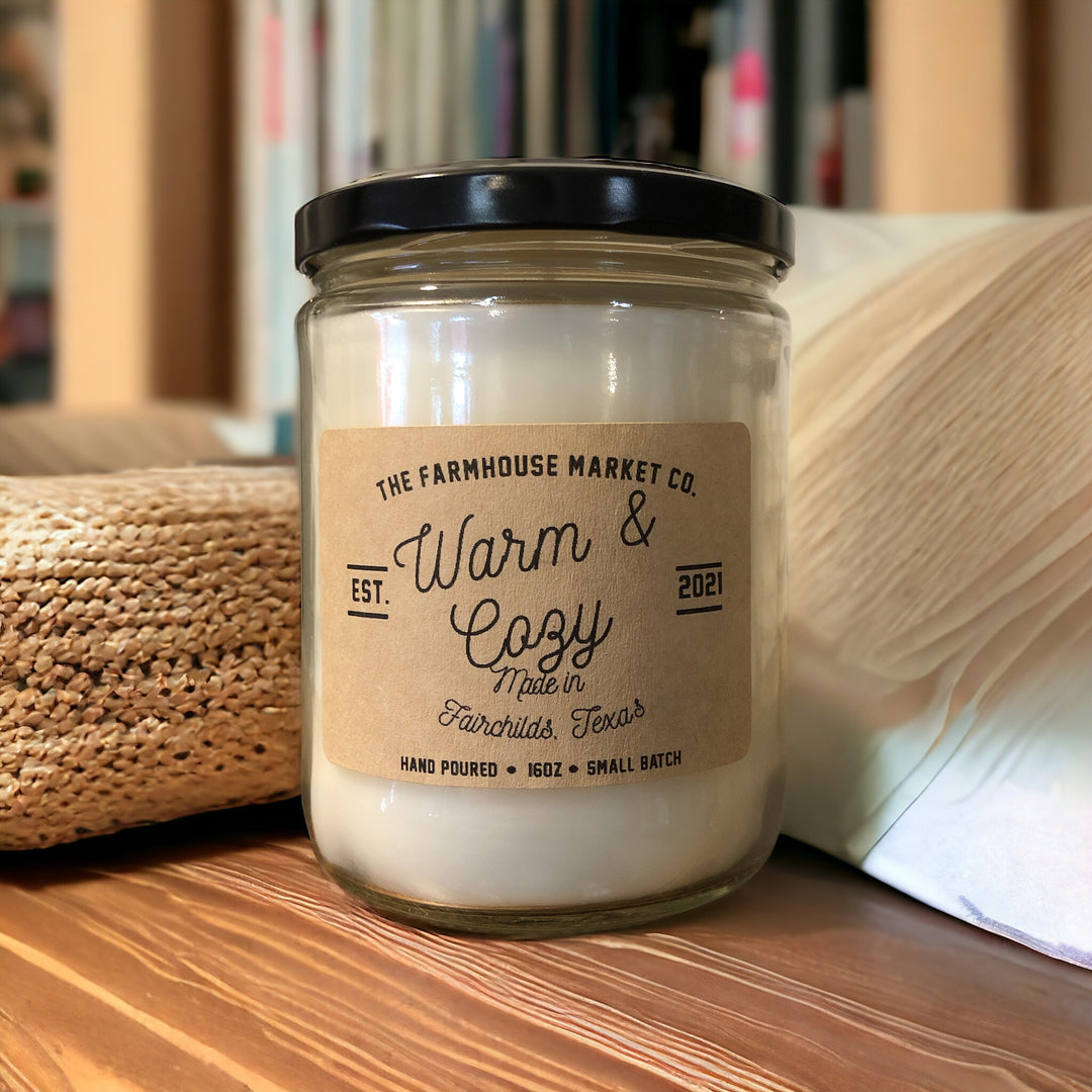 Warm and Cozy candle, scented candle