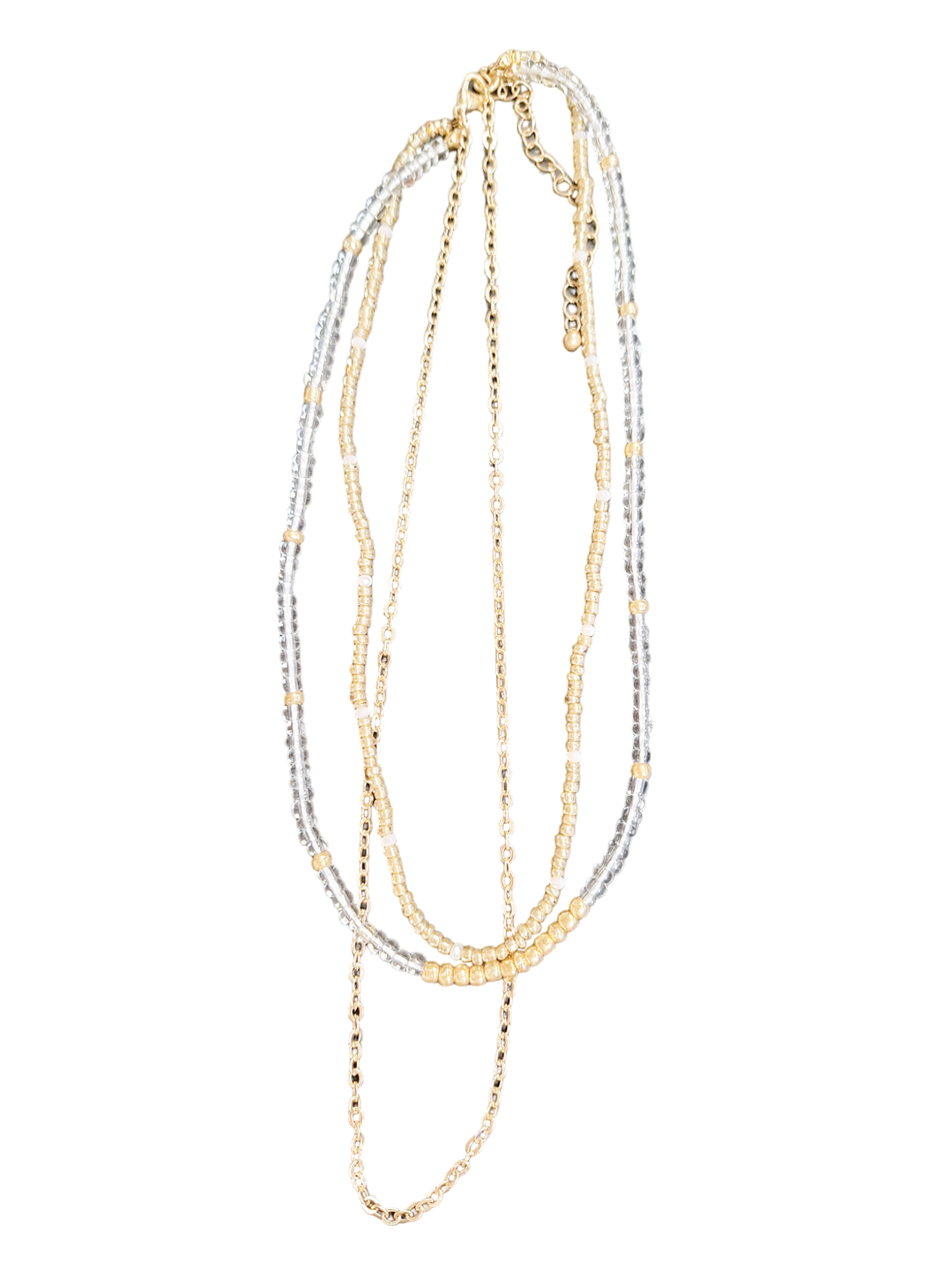 Layered Goldtone Necklace, necklace