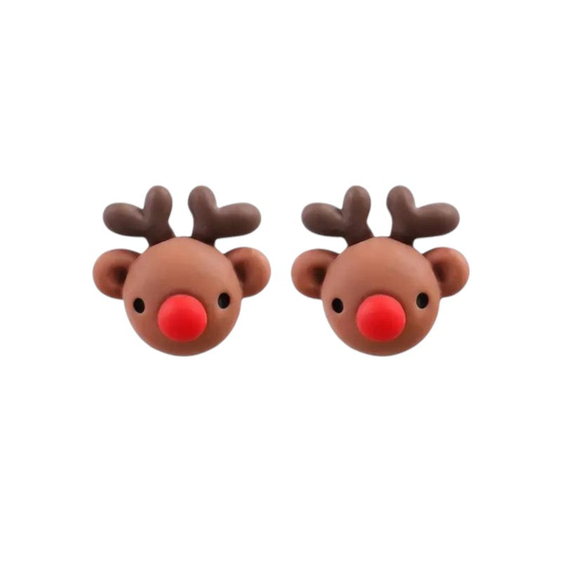 Reindeer Stud Earrings, earrings