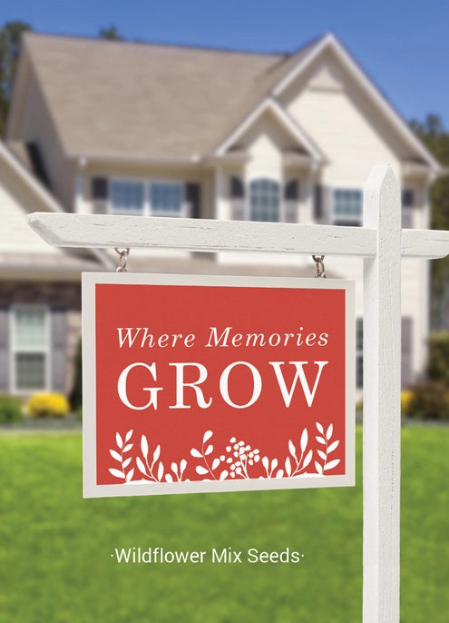 Where Memories Grow Realtor - Wildflower Mix Seed Packets, seed packet