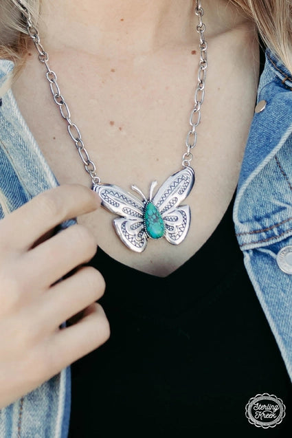 Butterfly Necklace, necklace