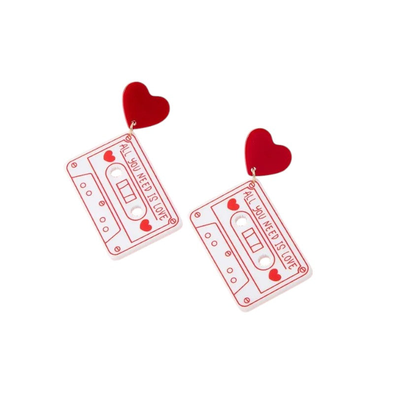 All you need is love earrings