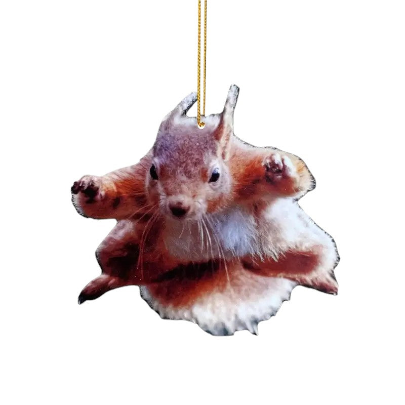 SQUIRREL! ornament