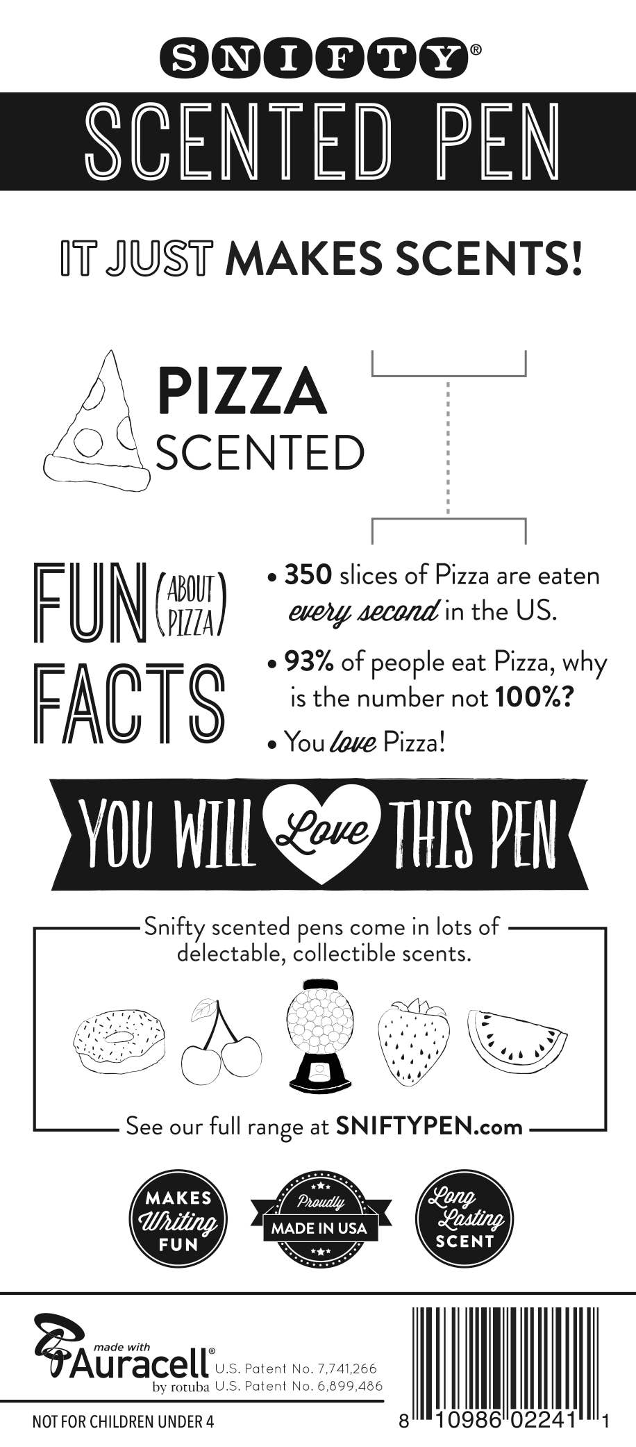 PIZZA SCENTED PEN