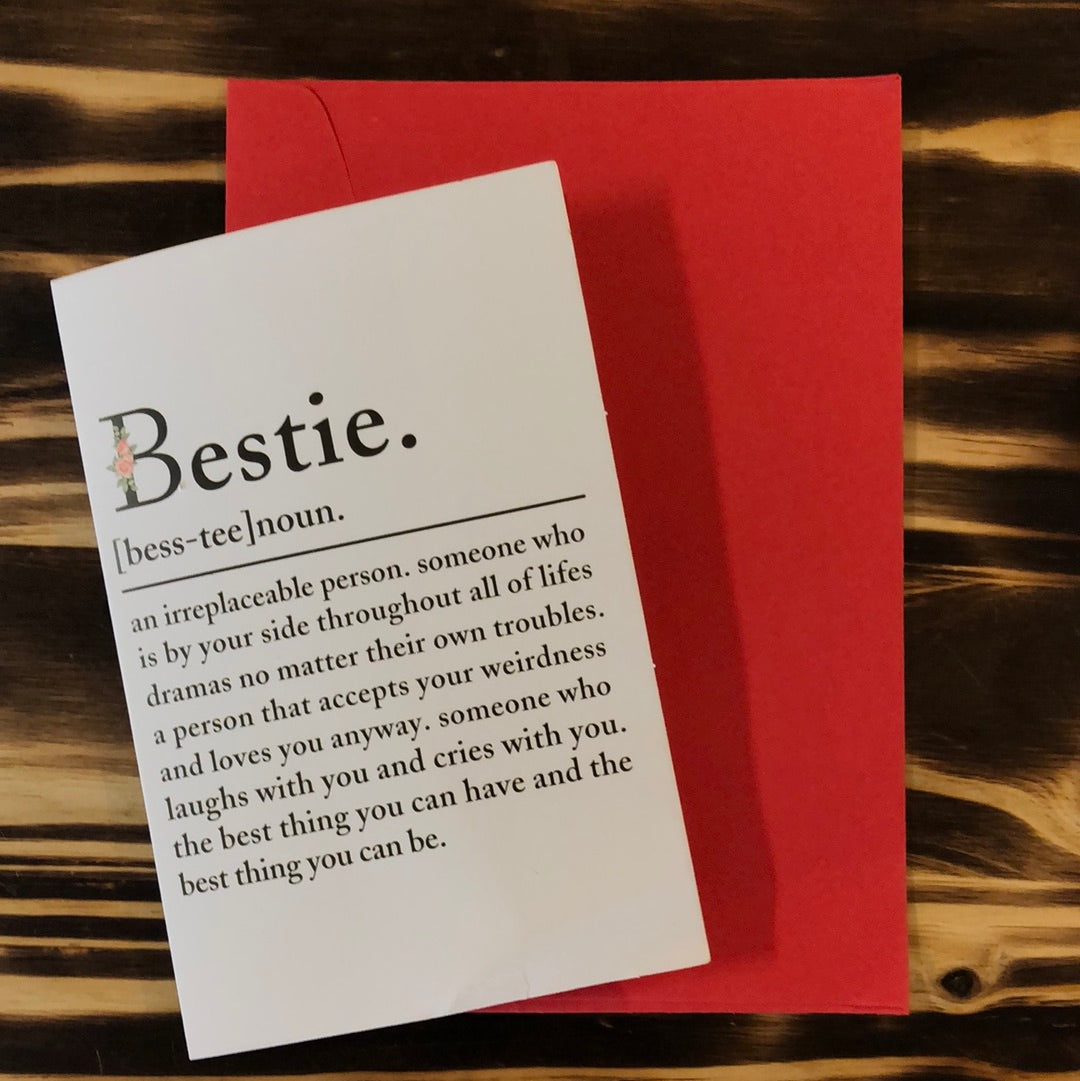 Bestie card