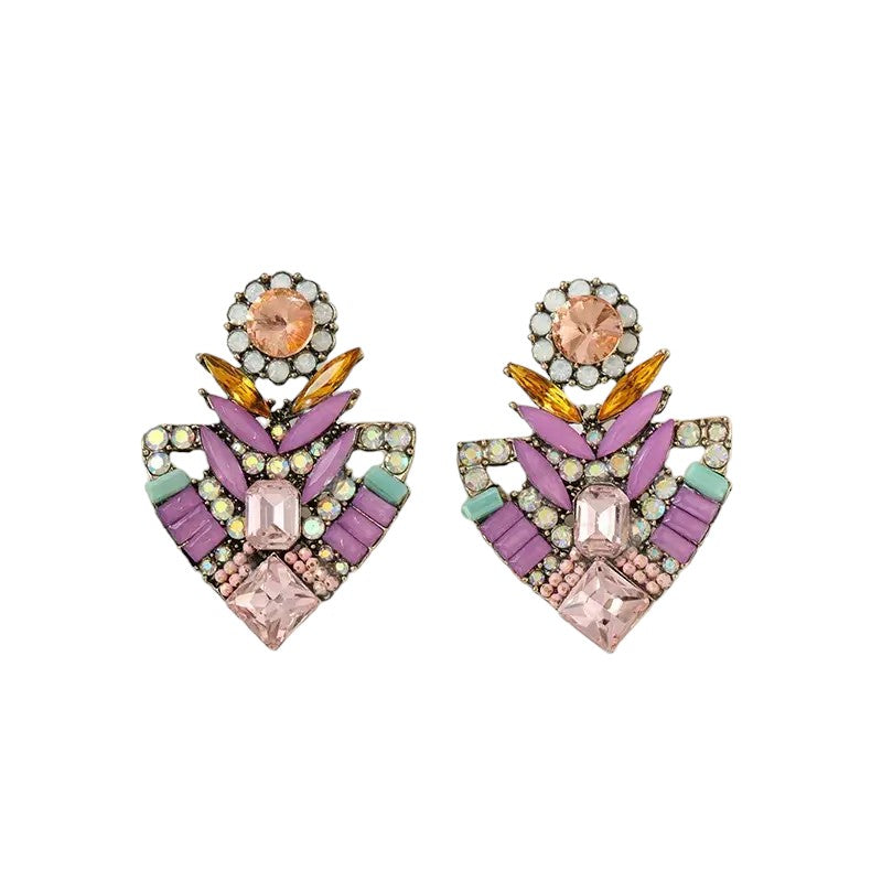 Glam rhinestone earrings