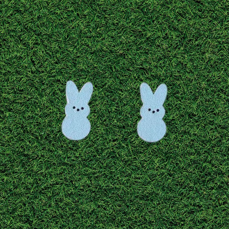 Easter Bunny Peep Stud Earrings