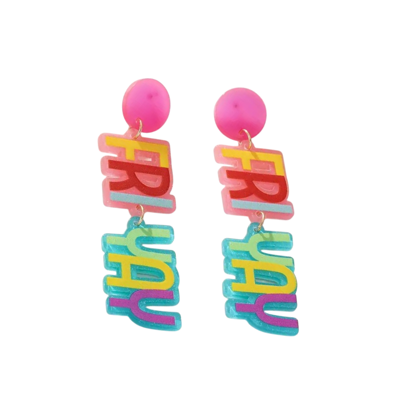 Fri-yay earrings