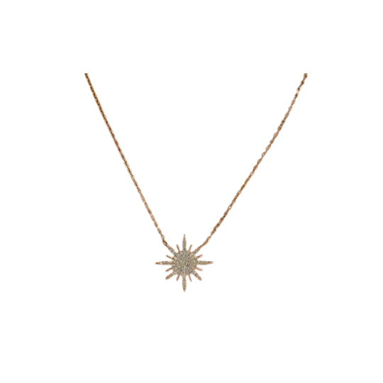 Starburst sparkle necklace