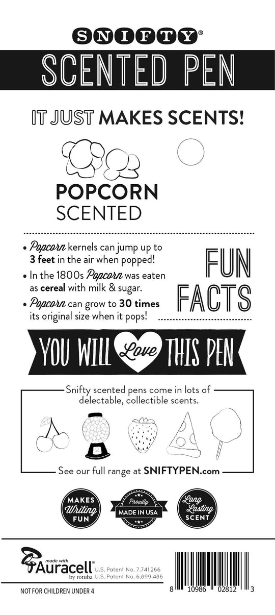 POPCORN SCENTED PEN