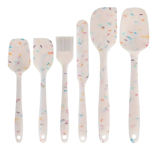 Silicone sprinkle spatulas