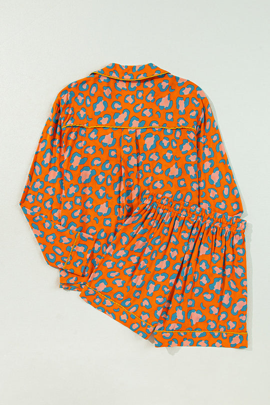 Orange Leopard Lounge Set LT