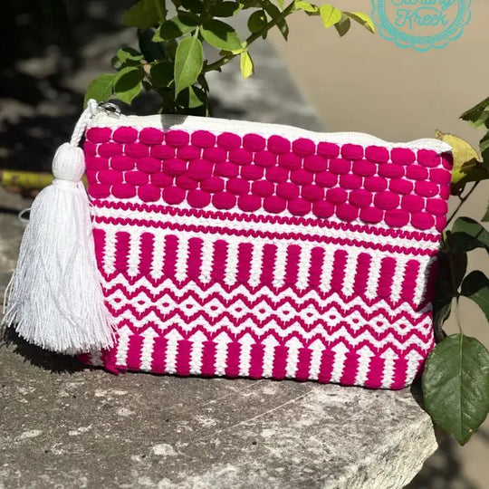 Hot Pink Cosmetic Bag