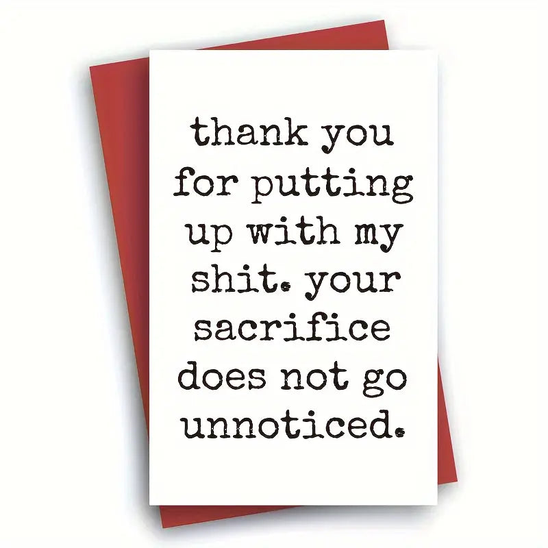 Thank you card