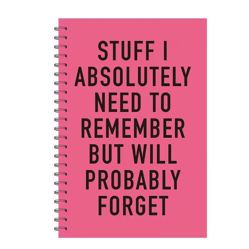 I will Forget Notebook