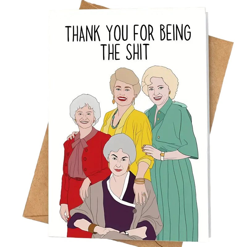 Golden Girls thank you card