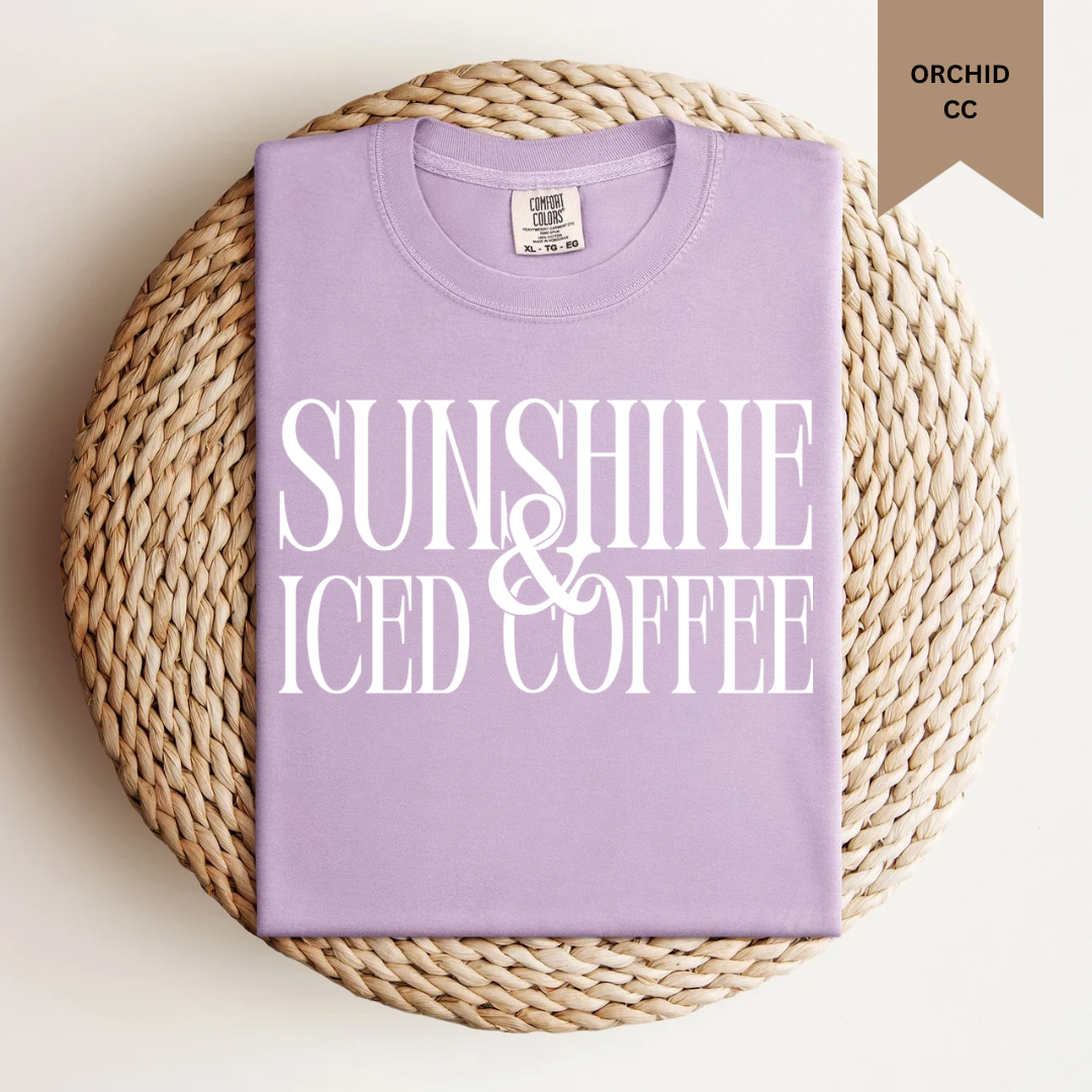 Sunshine & Iced Coffee Tee.