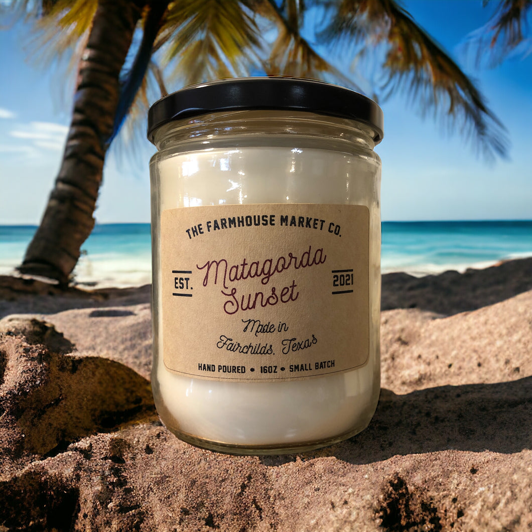 Matagorda Sunset candle