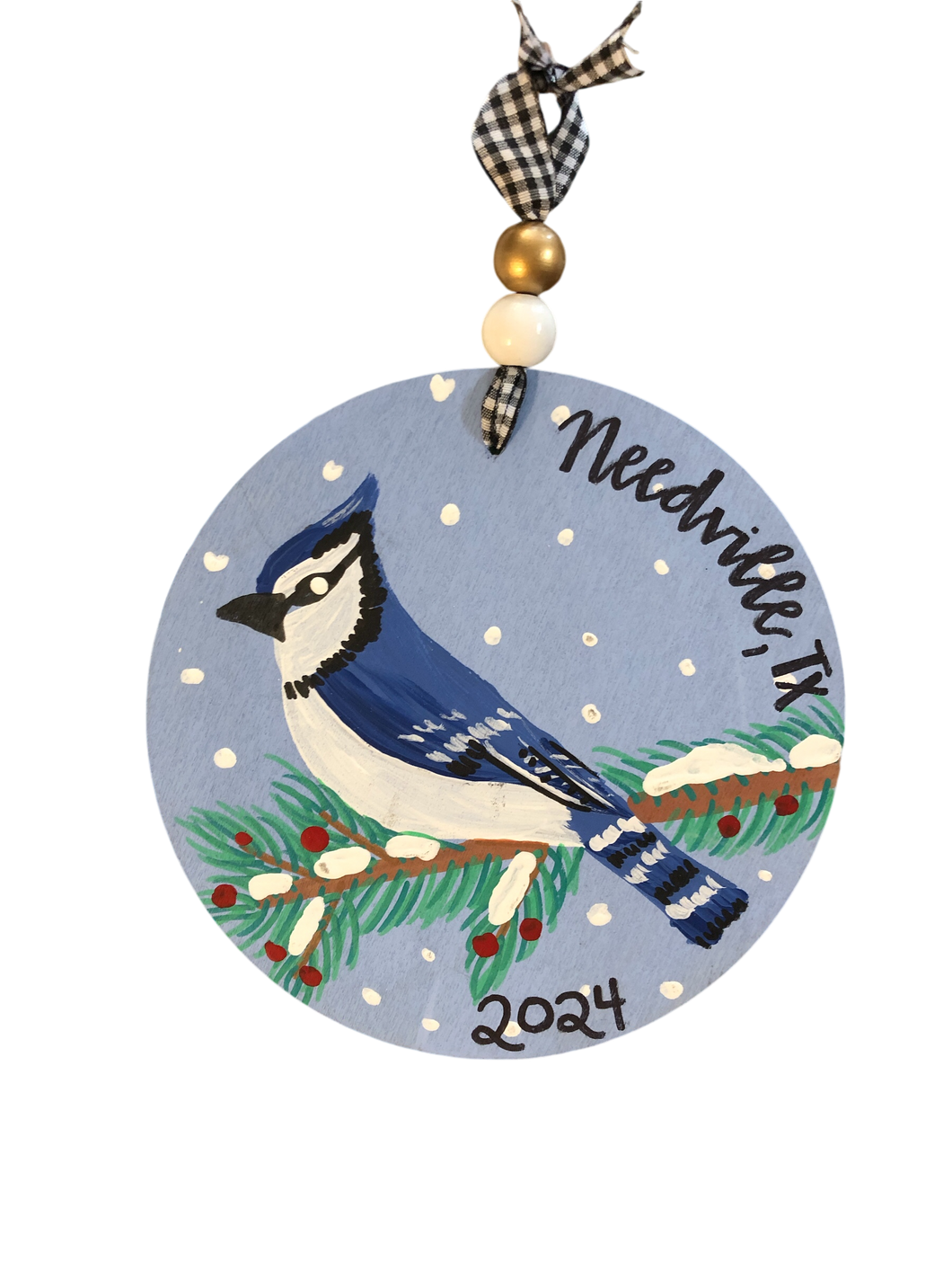 Needville Bluejay Ornament