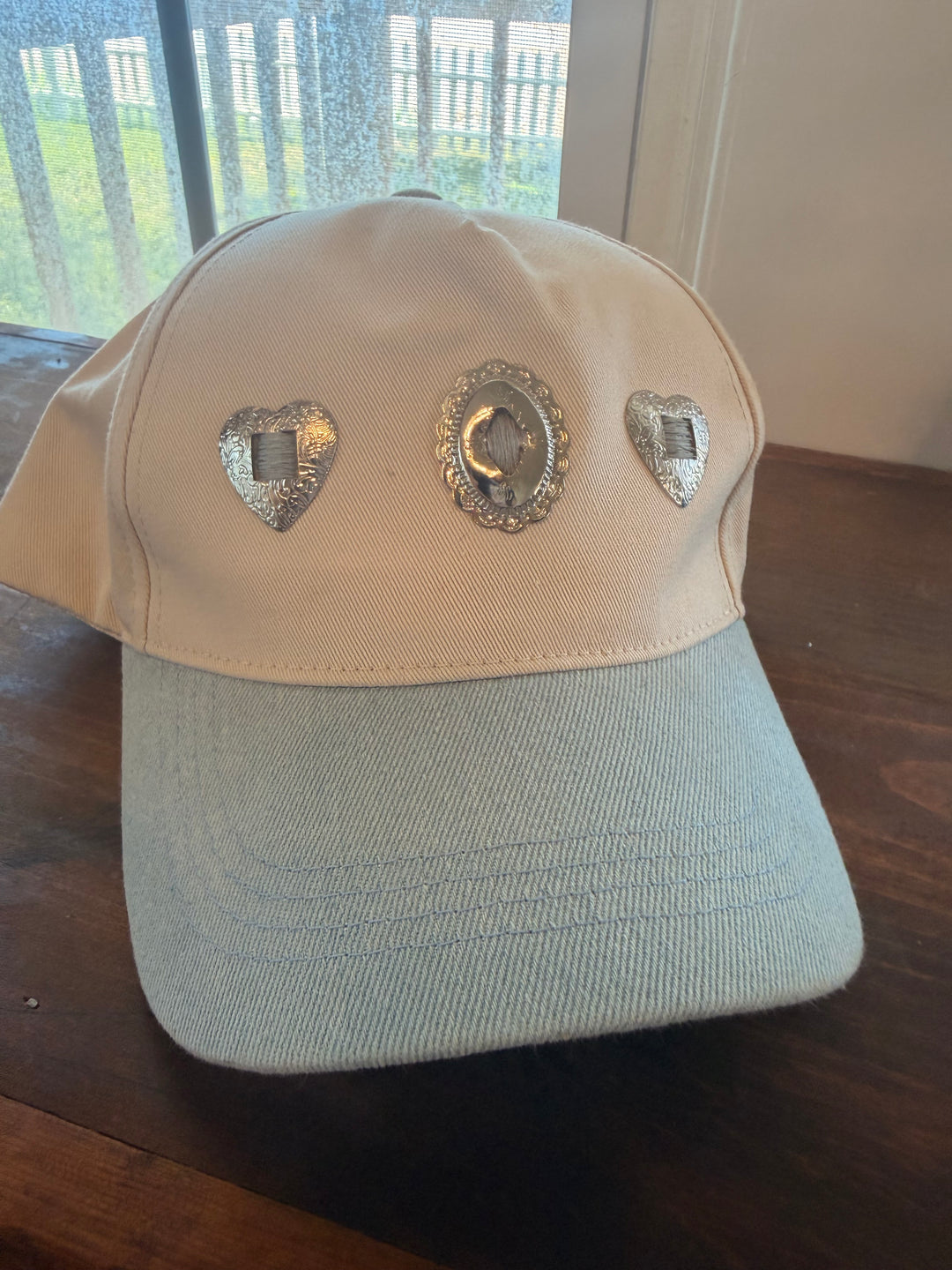 Concho Denim Canvas Hat