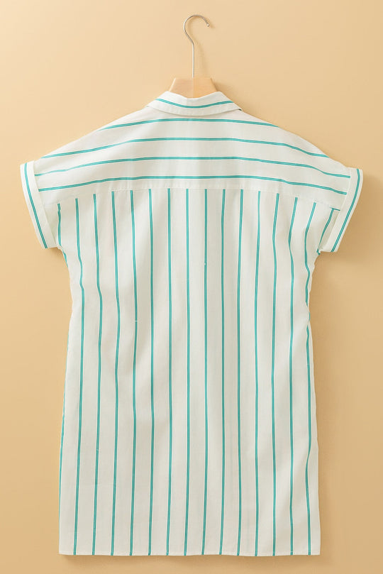 Mint Green Striped Dress LT