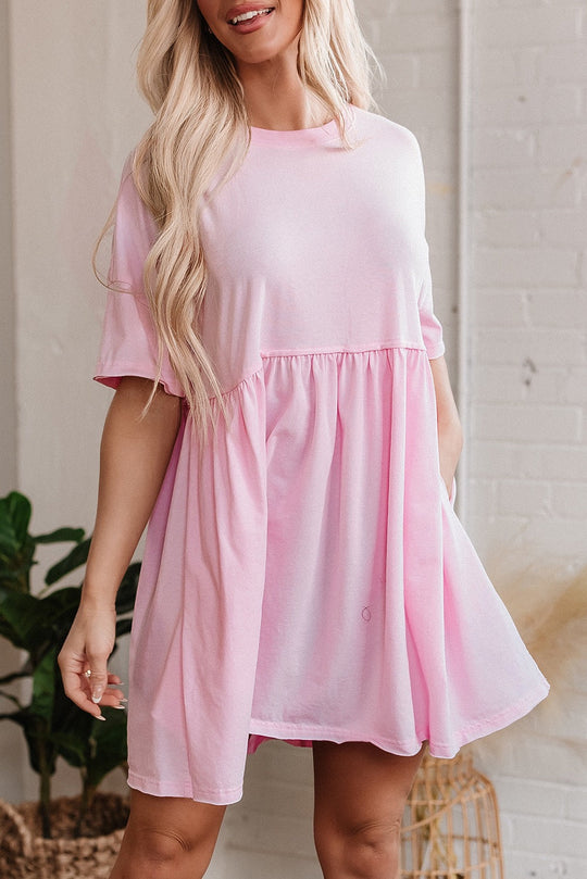 Light Pink Babydoll Dress LT