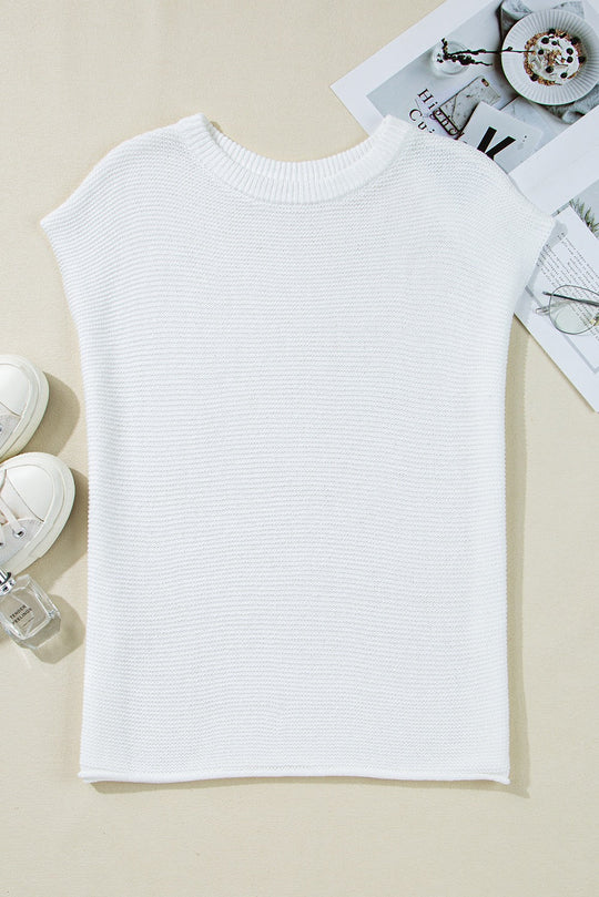 White Sweater Top LT