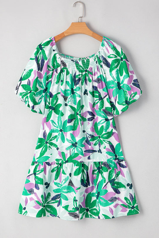 Green Floral Dress LT