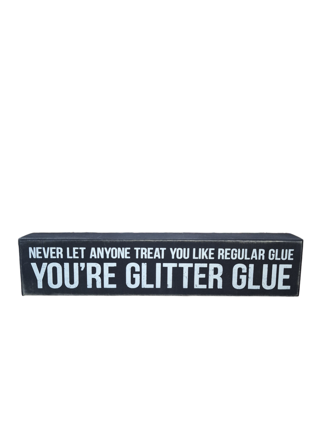 Glitter Glue Box Sign