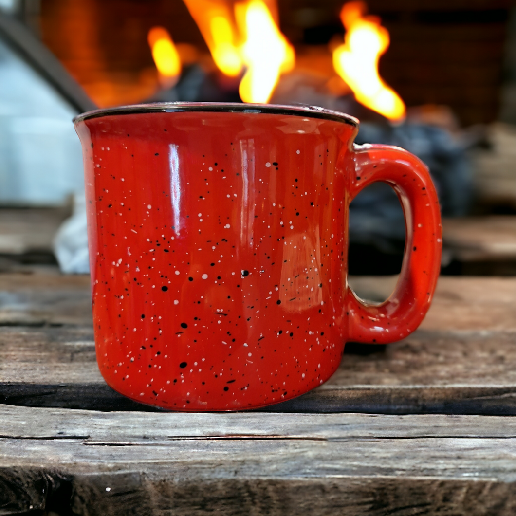 Red Campfire Mug