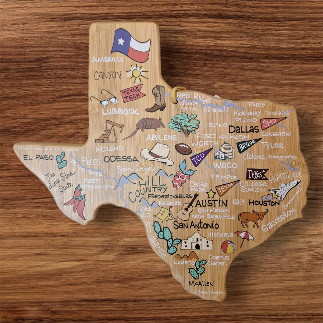 Texas cutting boards