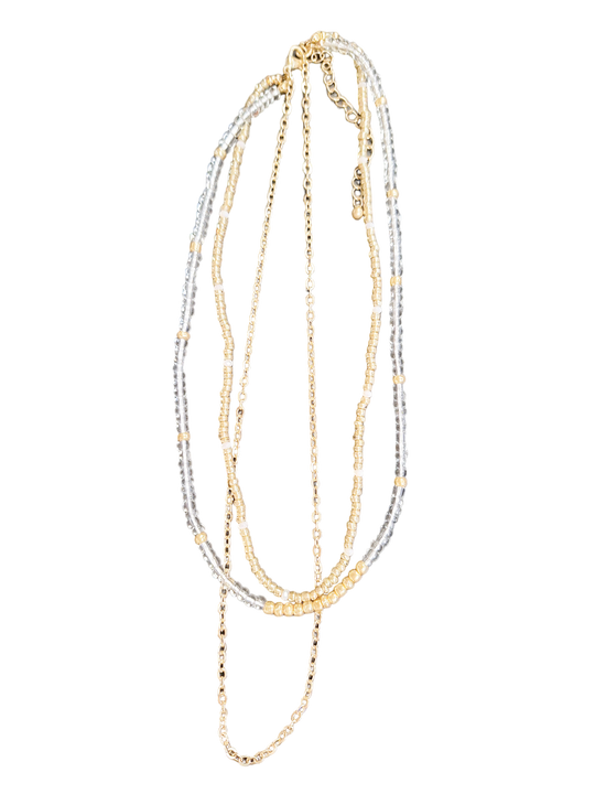 Layered Goldtone Necklace