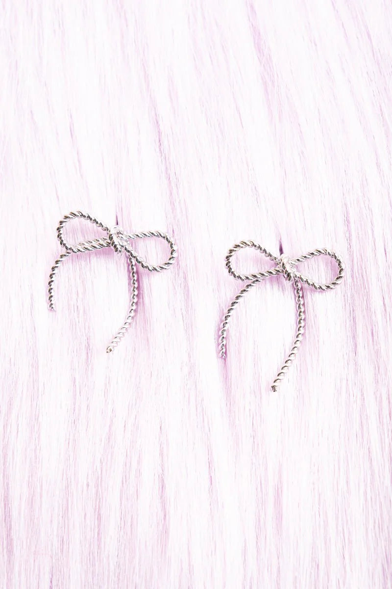 Twisted Bow Earrings