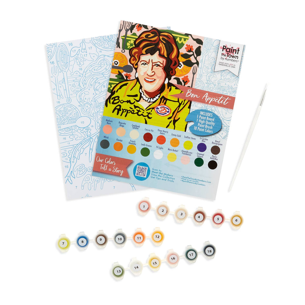 Julia Child Paint by Number Kit