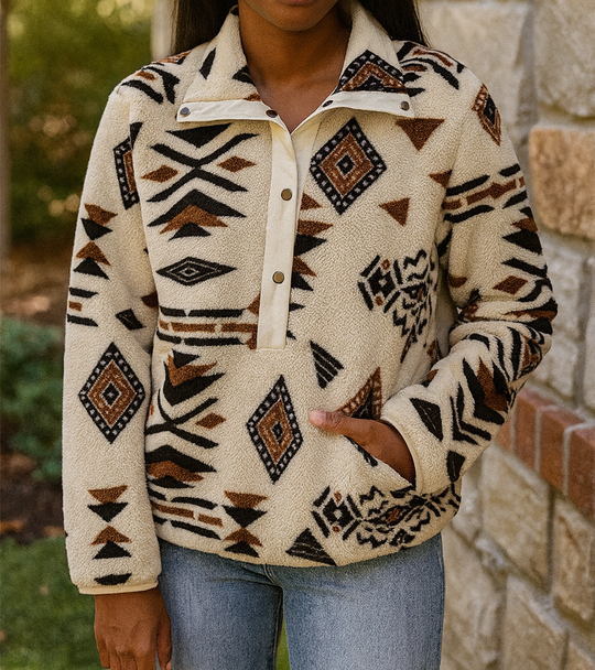 Western Aztec Sweatshirt LT