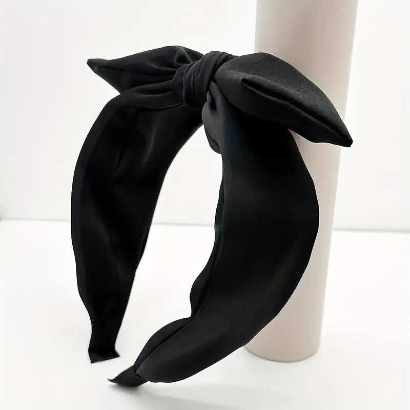 Black knotbow headband