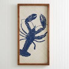 Lobster Crawfish Sign