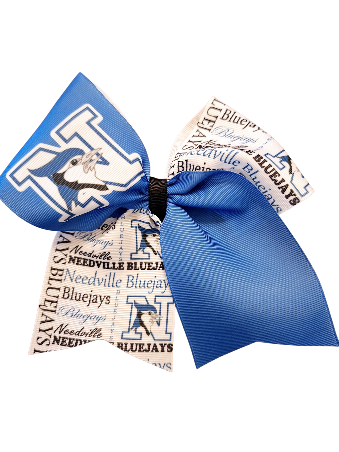 Needville Bluejay Hair Bow