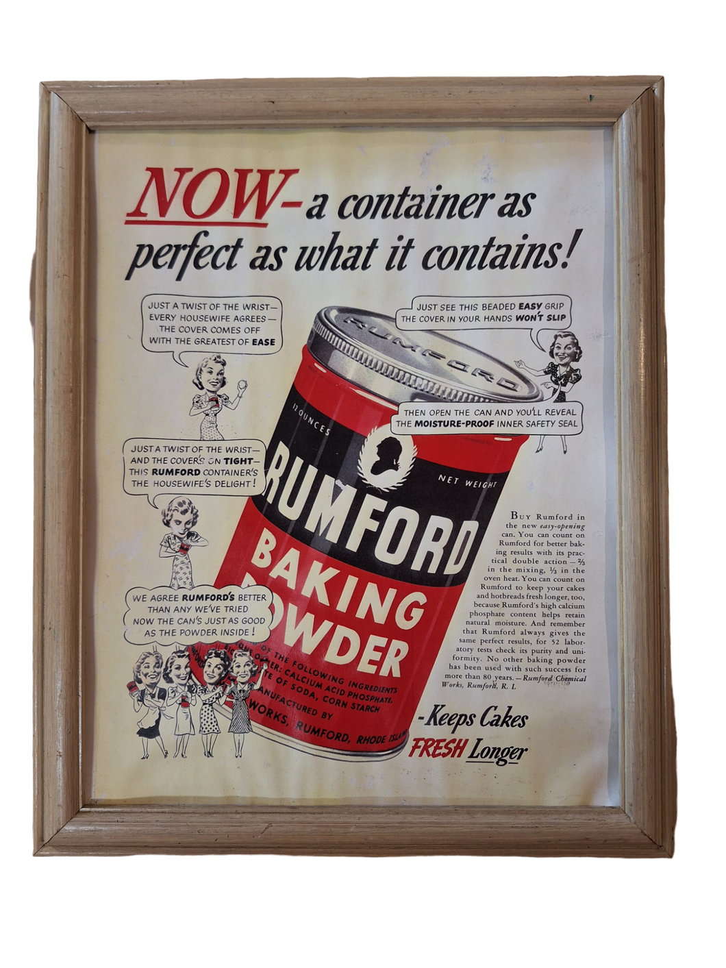 vintage baking powder sign