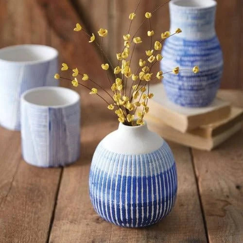 Blu Lagoon Bud Vase