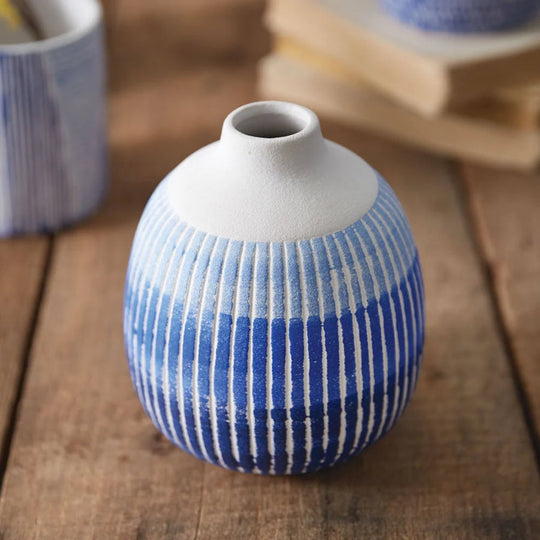Blu Lagoon Bud Vase