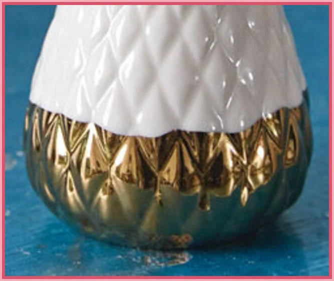 Gold Dipped Mini Bouquet Vase