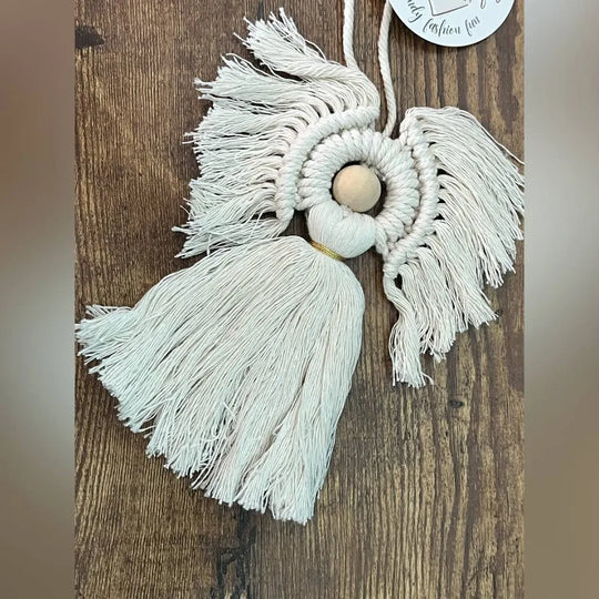 Macrame Angel Ornament