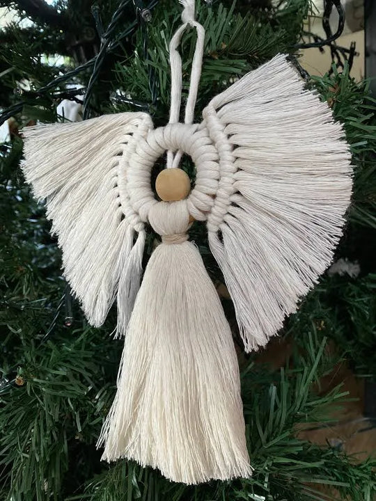 Macrame Angel Ornament