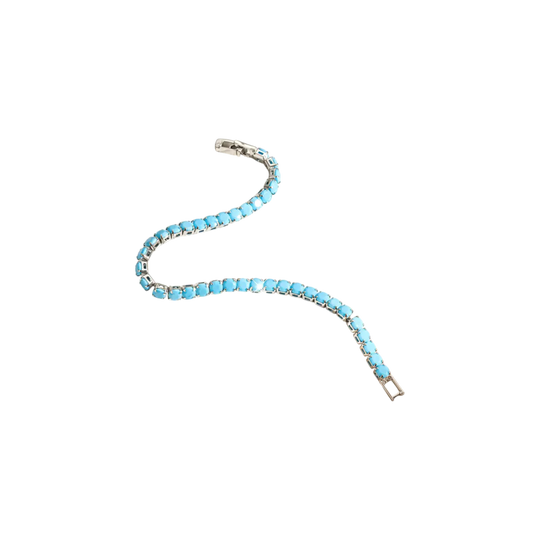 Turquoise crystal bracelet