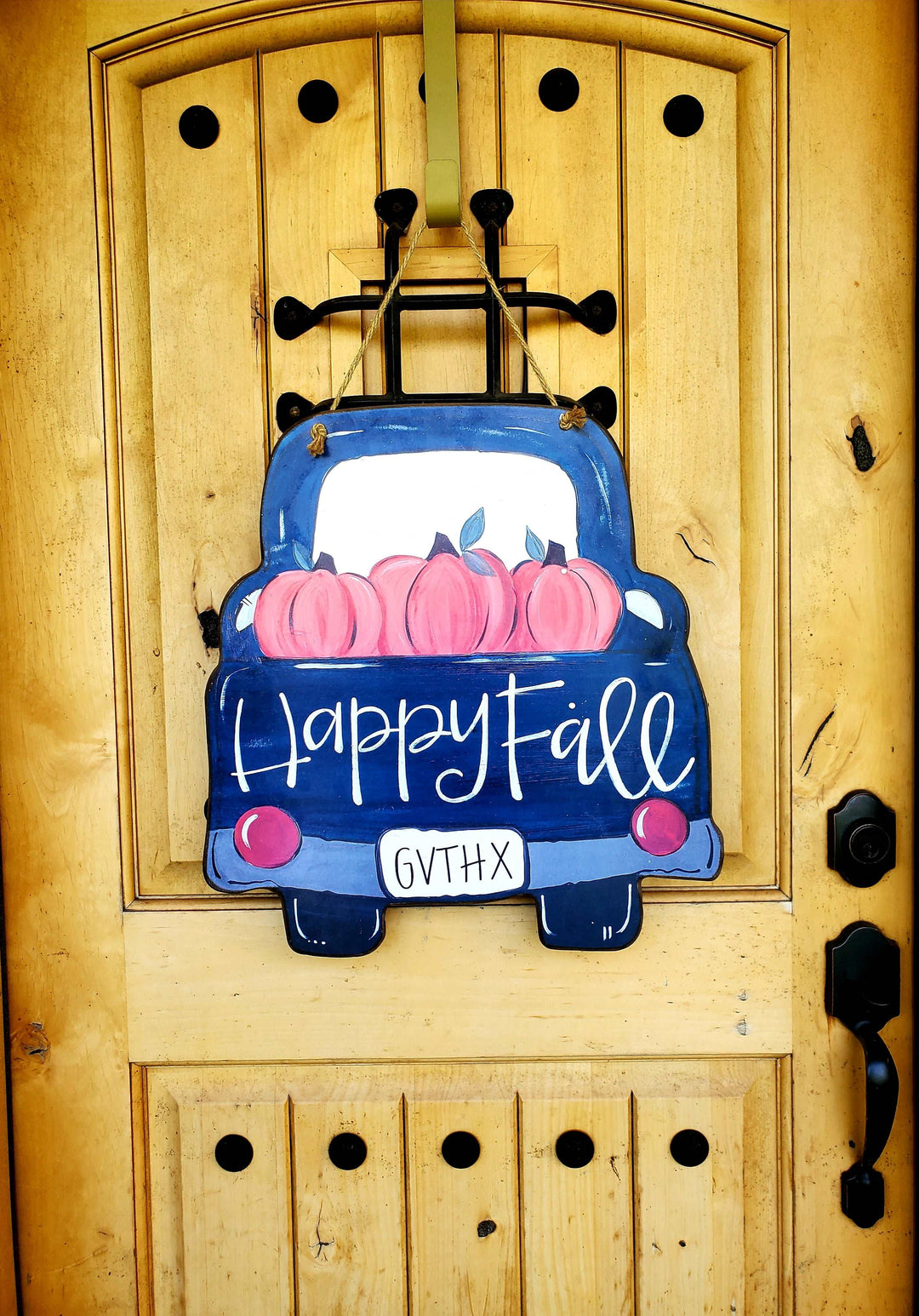 Happy Fall door hanger