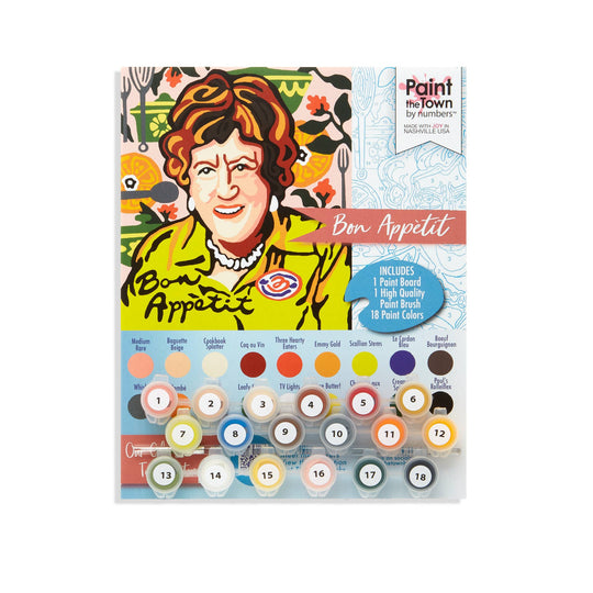 Julia Child Paint by Number Kit